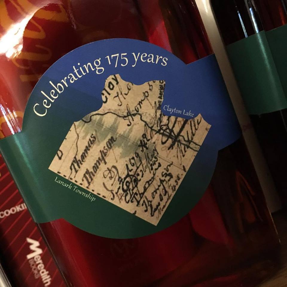 Commemorative logo by Thompsontown Maple Products for official 175th Anniversary of Thompson's Black Rock Park
